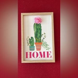 Home Cactus Wall Decor